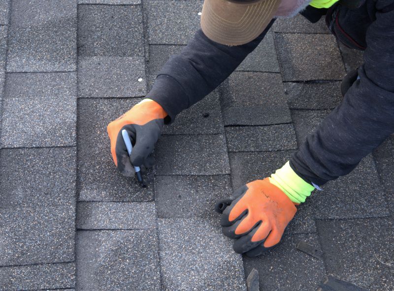 Repaired Asphalt Shingle Roof